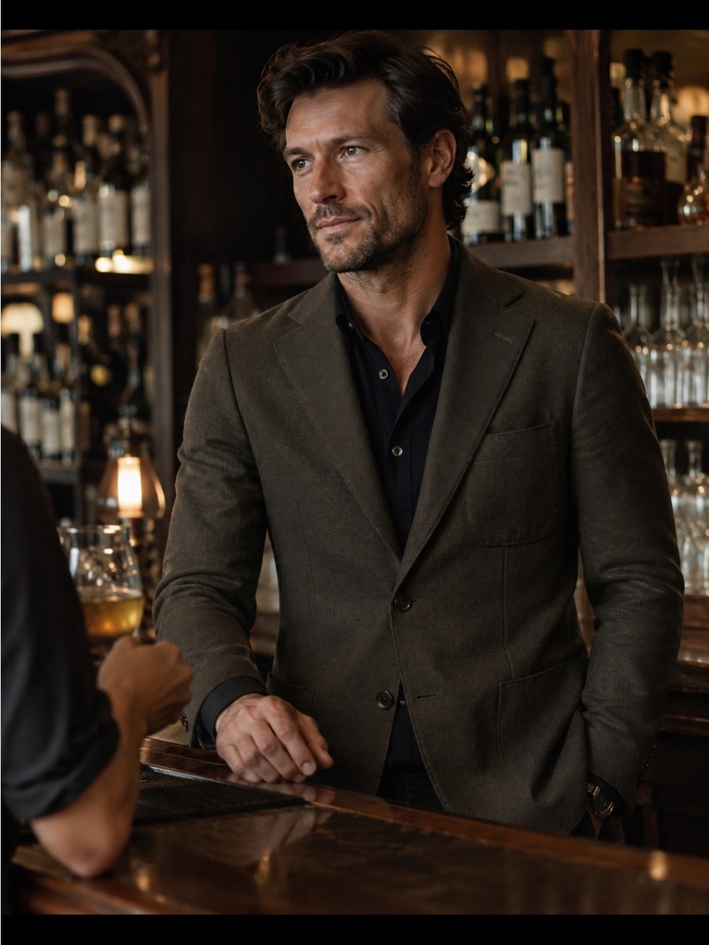 Suitsupply Havana Pleated HL Int Men’s Slim Fit 100% Wool Olive Blazer Size 40
